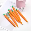 1 шт студенческий автоматический карандаш силиконовая ручка морковь 0,5 0,7 мм