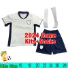 2024 Englands BELLINGHAM Jerseys de futebol 150 anos 23 24 25 National Team TOONE Camisa de futebol BRANCO BRILHANTE KANE STERLING RASHFORD SANCHO GREALISH Homens Kit Kids