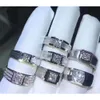 14k White Gold Ring Fashion Jewelry Classic Men Round Shape Custom Moissanite Diamond Gold Ring