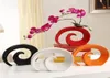 Vaso de cerâmica moderno para decoração de casa vaso de mesa branco vermelho preto laranja cor escolha5603474