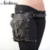 Steampunk Waist Leg Bags Women Men Victorian Style Holster Bag Motorcycle Thigh Hip Belt Packs Messenger Shoulder 240223