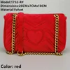 Hot Sale brand Fashion Women Shoulder Bags Classic Gold Chain Velvet Bag Heart Style Women Bag G Handbag Tote Bags Messenger Handbags