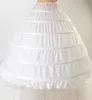 2015 Ball Gown Petticoats White Crinoline Wedding Dress Underskirt Bridal Petticoats Slip 6 Hoops Skirt For Quinceanera Dress5879960