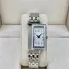 Mais recente relógio feminino pequeno 23x39mm, reverso ultrafino, amantes, casamento, aço inoxidável, vintage, edição feminina, quartzo, alta qualidade, menina, wat240r