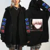 Jackets Anime Hoodies Autumn Winter Tokyo Ghoul Zipper Jacket Y2k Coat Female Hip Hop jackets Harajuku Hooded Sweatshirts