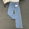 Jeans da donna Designer Jeans Pantalone Lettera Vita Pantaloni in denim Ragazza Lady Street Pantaloni Abbigliamento 240304