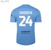 Fußballtrikots Coventry Hare Sheaf Gyokeres Godden Hamer 2023 2024 Home Blau Herren Kinder Kit Fußballtrikots Tops Camiseta De Futbol TopH2435