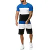 Мужские спортивные костюмы 2024 Летние футболки Удобная спортивная одежда Шорты Одежда оверсайз