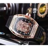 10% de réduction Watch Watch Top Luxury Quartz en acier en acier inoxydable 6 Pin secondes Rubberse Horloge masculine Relogie Masculino