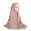 Etnische kleding Ramadan moslimvrouwen één stuk Amira Hijab sjaal Pull op hoofddoek klaar gemaakte instant sjaal Khimar boerka Niqab tulband 70