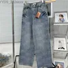 Jeans Designer Jeans Embroidered Letter Design Trousers INS Denim 240304