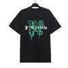 Palms änglar t skjortor 24ss brev logotyp lös avslappnad unisex rund hals kort ärm män kvinnor älskare stil pojkvän gåva t-shirt 2035 004