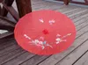 Adultes taille japonais chinois Oriental Parasol fait à la main tissu parapluie pour fête de mariage pographie décoration parapluie mer navire 7892326