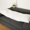 Подушка 40x120 см. Белая длинная подушка. Внутренняя подушка Dakimakura. Внутренняя подушка для обнимания тела. Подушка для спальни. Постельные принадлежности. Аксессуары для домашнего текстиля 50x160 см.