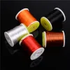 Lines 5pcs/lot High Strength Fly Fishing Tying line Materials Multicolor 250M PE flying jig hook tying tackle thread high gloss 210D