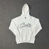 cortiez Herren Hoodies Sweatshirts Luxus Cortez Rule the World Corteize Trainingsanzug Grauer Anzug Uk Street Fashion 1:1 Top Qualität Demon Islan Hoodie Jogginghose sj