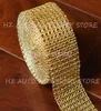 15 Zoll x 10 Yards Gold und 9 andere Farben DIAMOND MESH WRAP ROLL SPARKLE STRASS Kristallband Hochzeit Tafelaufsatz4943241