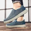 Mens Spring Casual Canvas Shoes Fashion Outdoor Walking Nonslip Boat Breathable Flat Men Brand Sneakers 240229