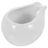 Ensembles de vaisselle Pouche de lait miel Dispensateur Sirop de café Pichets Creamer Bar Supplies Small Gravy Boat Ceramics Container Kettle