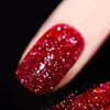 BEMIHART 120g Red Reflective Disco Glitter Gel Colorful Broken Diamond Sparkling Gel Semi Permanent Manicure Nail Art UV Gel 240220