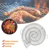 Meshes Générateur de fumée froide Accessoires pour barbecue Grill en acier Outil de cuisson Fumeur Saumon Bacon Poisson Mini Pomme Copeaux de Bois Boîte à Fumer