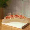 Dinnerware Sets Sashimi Bridge Desserts Bamboo Sushi Tray Container Cake Platter Wooden Pallets Holder Practical Board Mini Pans