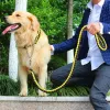 Riemen Dubbelstrengs Touw Nationale Kleur Mix Grote Hondenriemen Aanpassen Kraag Metaal Huisdier 1.2m Lengte Trekkabel Pak Grote Honden
