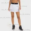 Aloyoga Point Jupe de tennis anti-éblouissante Mini Varsity Short de sport respirant à séchage rapide Pantalon de jogging de week-end intégré avec poche 635