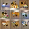 Wandlampen Tiffany Retro Designer Buntglas Barock Asile Treppe montiert Kunstdekor Wandleuchte Nachttisch Schlafzimmer LED-Licht