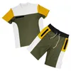 Suisses de survêtement pour hommes Fashion Mens Patch Stich T-shirt Shorts Sets Summer Gym Sports Tshirts Crossfit décontractés 2
