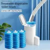 Cleaning Brushes 1/2PCS Disposable Toilet Cleaning System Disposable Toilet Flushable Refill Fresh Brush Flushable Refills replaceableL240308