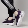 Nouveaux hommes femmes chaussures de course confort doux noir blanc beiges gris foncé rouge violet vert orange jaune hommes formateurs sport baskets plates taille GAI 39-44