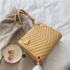 Sacs de luxe de styliste, petits sacs carrés couleur bonbon, sac à bandoulière pour fille, chaîne en losange, vente en gros populaire