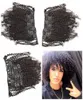 Clip malaisien dans l'extension de cheveux humains 7 pièces 120g pince à boucles crépus cheveux humains 3a 3b 3c extensions de cheveux de couleur naturelle GEASY4496355