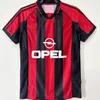 1998 1999 Retro Soccer Jerseys Ronaldinho Gullit Maldini Van Basten Vintage Football Jersey Kaka Shevchenko Football Shirts Milans de Foot Jersey 98 99