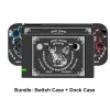 Casos Atesticestic Black Ouija Board FUNDA NINTENDO CASA CASA CASA CASA DE PROTEÇÃO DOCKE TAROT TPU SHELL PARA CONTROLADOR DO SWITCH JOYCON