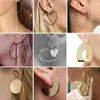 Dangle Oorbellen Fashion Statement 2024 Grote Geometrische Voor Vrouwen Hangende Drop Earing Moderne Sieraden