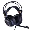 Cep Telefonu Kulaklıklar Somik G941 ANC Stereo Kulak Oyun Kulaklığı Kulaklıklı Mikrofon USB LED Işık Aktif Gürültü İptali YQ240304