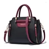 Evening Bags 2024 Handbag Shoulder For Women Girls Fashion Famous Design Leather Big Casual Tote High Quality Hasp Black Bag