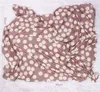 Decken 3-teiliges Born Soft-Empfangsdecken-Set mit Blumenmuster, Vintage-Druck, Baby-Wickeltuch und Schleife, Stirnband, Turban-Mütze