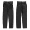 Männer Jeans Frühling Herbst Gerade Lose Grau Weiche Licht Farbige Casual Hosen Männliche Marke Hosen Hip Hop High Street mode Hose