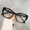 Sunglasses Cat Eye Anti Blue Fashion Glasses For Women Stylish Computer Gaming Glass Eyewear Square Shape Spectacles Frames Men Latest 2024