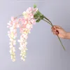 Hurtownia sztuczna jedwabna Wisteria Flower 5 widelca 110 cm Dziewięć kolorów do wyboru wiszącego winorośli 2024304