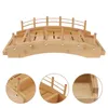 Dinnerware Sets Sashimi Bridge Desserts Bamboo Sushi Tray Container Cake Platter Wooden Pallets Holder Practical Board Mini Pans