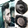 DHL FedEx TNT Express Stocked Mens Toupee Super Thin Base Mono Lace and PU Around Real Human Hair Toupee Top Quality8816243