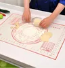 Silikonmatta bakningsverktyg för kakor bakverk för matlagningsredskap Bakningstillbehör Bakeriprodukter Kök Pad Rolling Pins Brädor2181751