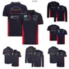 Herrt-shirts F1 Formel 1 T-shirt Summer Team Polo Suit Samma stil Anpassning