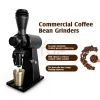 ツールITOP 90mmコーヒー豆グラインダーチタンメッキゴーストトゥースナイフ/フラットバール静的な電気コーヒーグラインダーティーグラインド