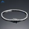 Lab Grown Diamond Tennis Chain Necklace Bracelet Men and Women Fine Jewelry Gold Hot Sale Real 10k 14k Solid 3mm 4mm 5mm Peace