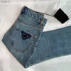 Women's Jeans Luxury Womens pJeans Brand 2024 Fashion Women Blue High Waist Street wear Wide Leg Jean Female Trouser Straight Denim Pants 240304